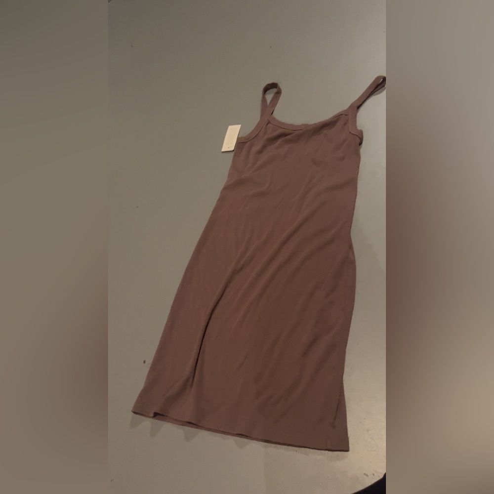 BNWT Mauve Ribbed Tank dress
